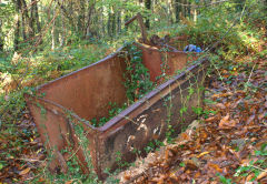 Aerial ropeway bucket No 33, Celynen South Colliery, Abercarn, October 2009